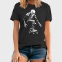 Skeleton Skater Monochrome, Tricou Barbati (Unisex)