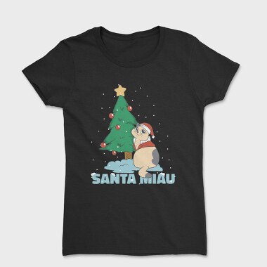 Chistmas Cat, Tricou Femei