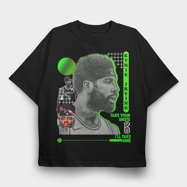 Kyrie Jr Nba Bootleg, Tricou Oversize Barbati (Unisex)