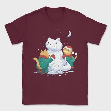 Christmas Cats Snowman, Tricou Barbati (Unisex)