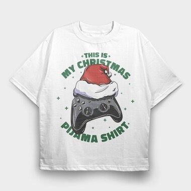 Christmas Pijama, Tricou Oversize Barbati (Unisex)