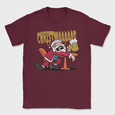 Christmas Santa Beer, Tricou Barbati (Unisex)