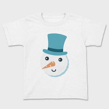 Christmas Snowman Faces 5, Tricou Copii
