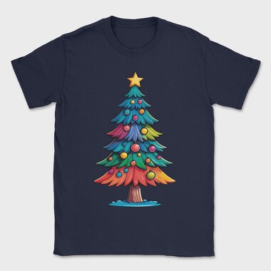 Christmas Tree Color, Tricou Barbati (Unisex)