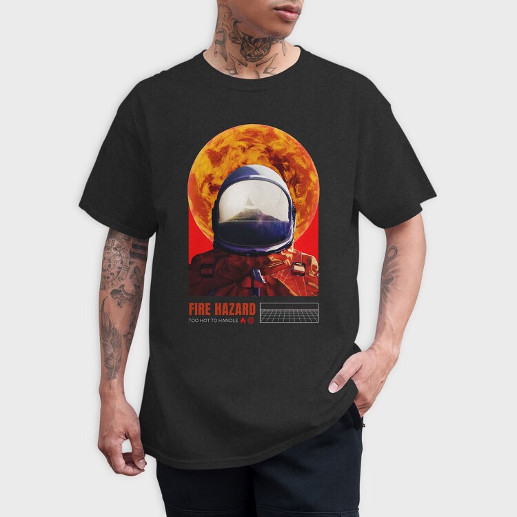 Space Hazard, Tricou Barbati (Unisex)