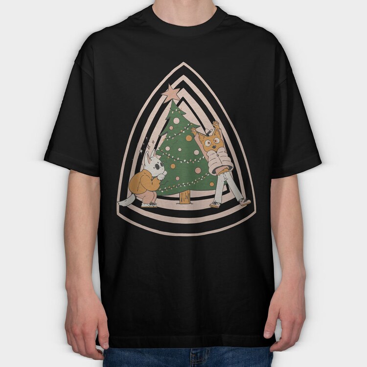 Christmas High Kids, Tricou Oversize Barbati (Unisex)