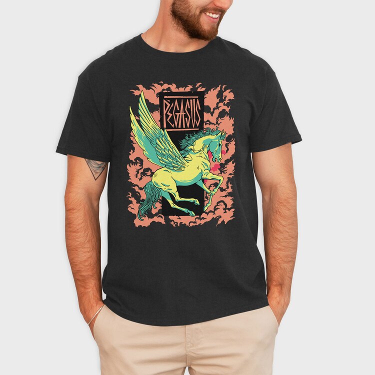 Mythology Pegasus, Tricou Barbati (Unisex)