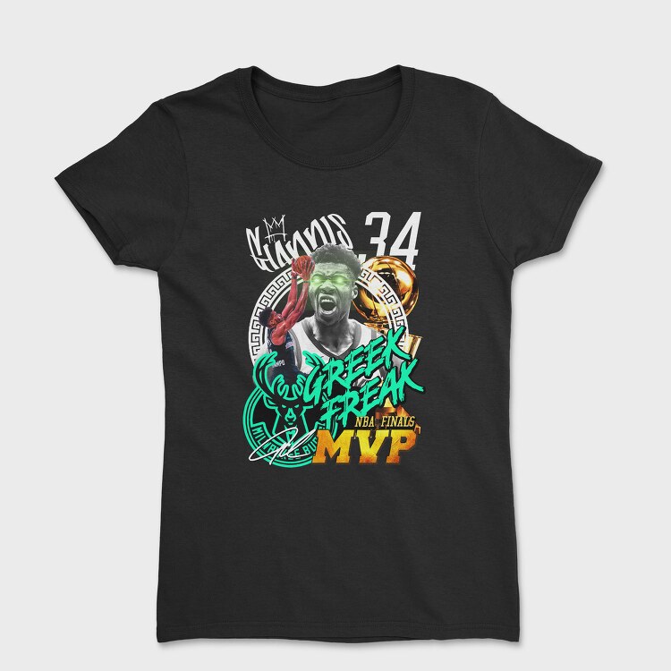 Greek Freak Mvp, Tricou Femei