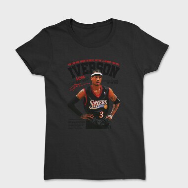 Allen Iverson Philadelphia 76Ers, Tricou Femei