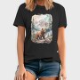 Bear Watercolor Forest, Tricou Barbati (Unisex)