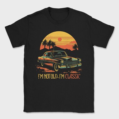 Classic Vintage Car, Tricou Barbati (Unisex)
