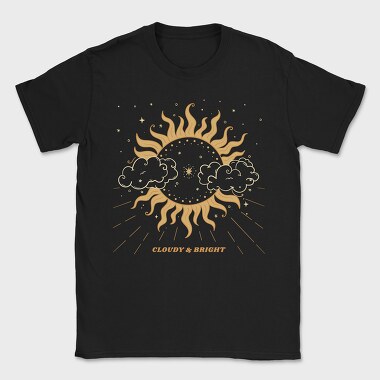 Cloudy and Bright, Tricou Barbati (Unisex)
