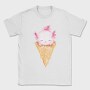 Axolotl Ice Cream Watercolor, Tricou Barbati (Unisex)
