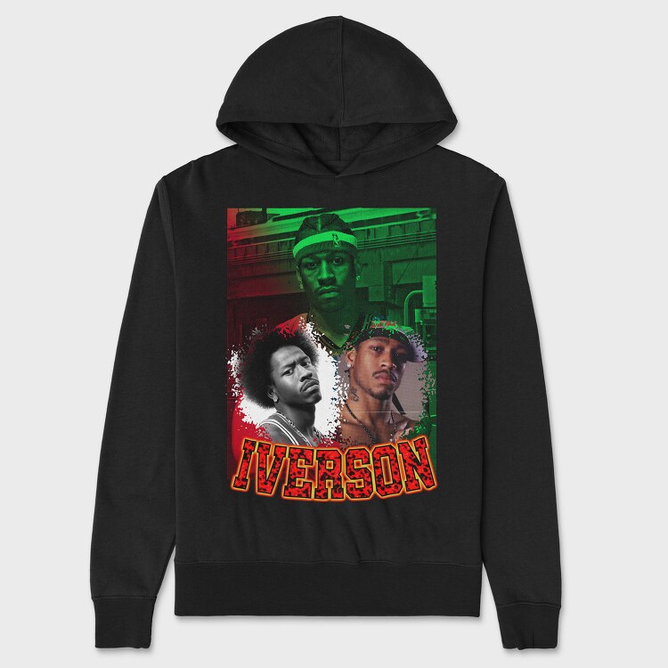 Iverson Nba, Hanorac Oversize Barbati (Unisex)