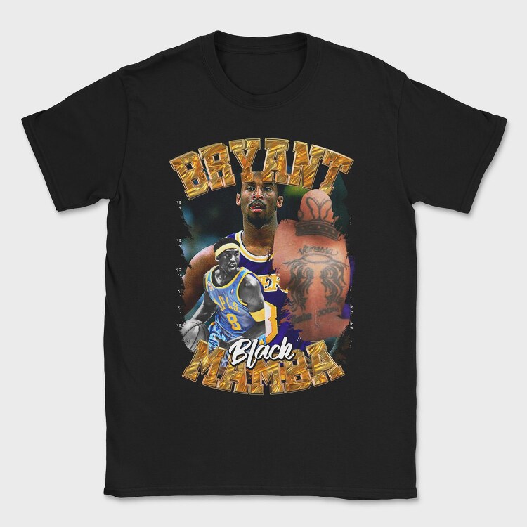 Black Mamba Nba, Tricou Barbati (Unisex)