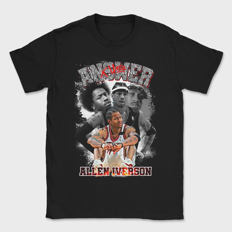 Allen Iverson, Tricou Barbati (Unisex)