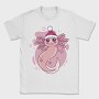Axolotl In Christmas Hat, Tricou Barbati (Unisex)