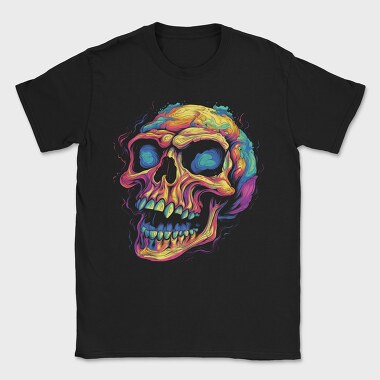 Colorful Skull, Tricou Barbati (Unisex)