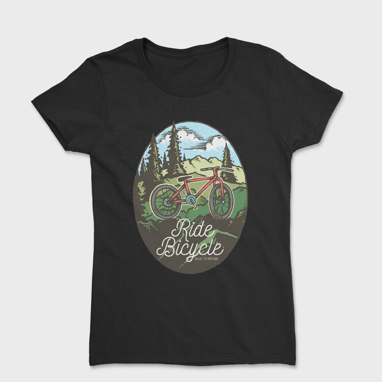 Ride Bicycle, Tricou Femei