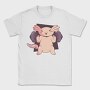 Axolotl Lifting Weights, Tricou Barbati (Unisex)