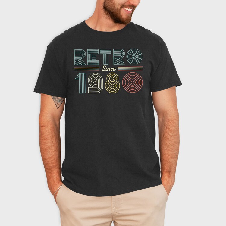 Retro Since, Tricou Barbati (Unisex)