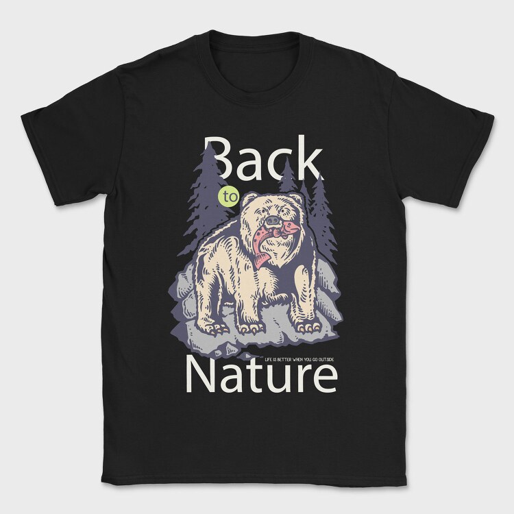 Hunting Bear, Tricou Barbati (Unisex)