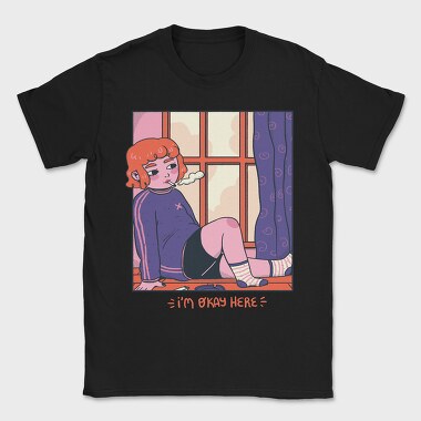 Comfy Chill Girl 4, Tricou Barbati (Unisex)