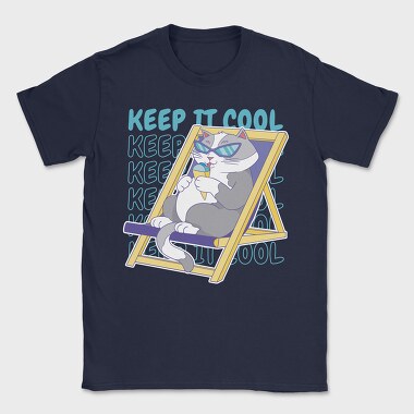 Cool Cat Ice Cream, Tricou Barbati (Unisex)