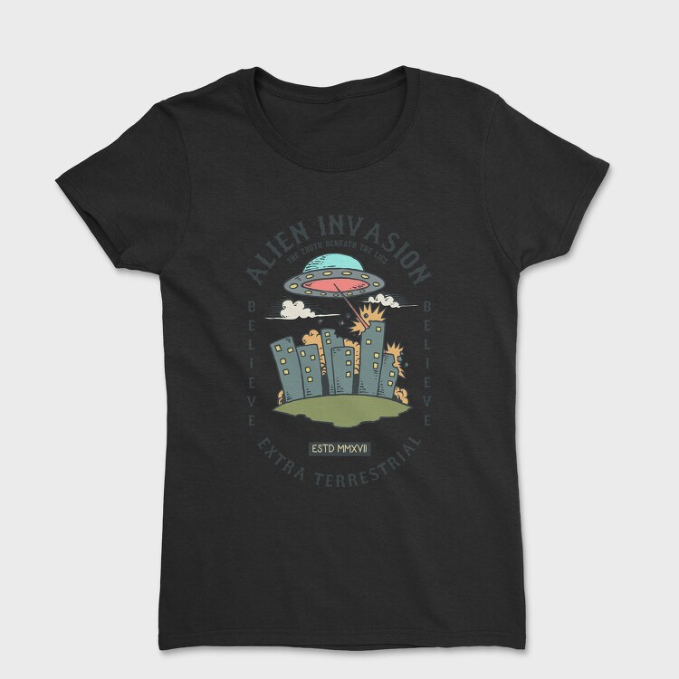 Alien Attack, Tricou Femei