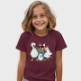 Rooster Cartoon Chickens, Tricou Copii