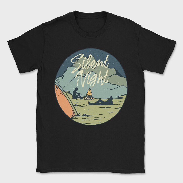 Camp Silent Night, Tricou Barbati (Unisex)