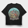 Off Road Moto, Tricou Oversize Barbati (Unisex)