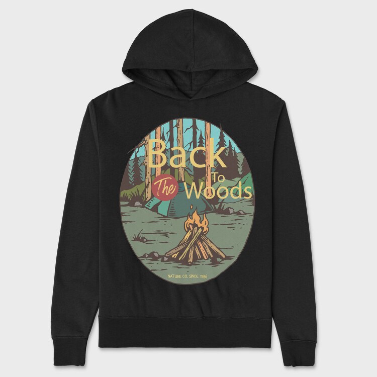 Camp Fire, Hanorac Oversize Barbati (Unisex)