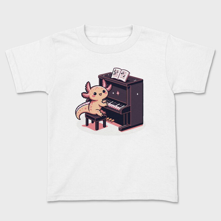 Axolotl Pianist, Tricou Copii