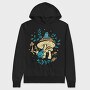Cottagecore Moshrooms Frogs, Hanorac Oversize Barbati (Unisex)