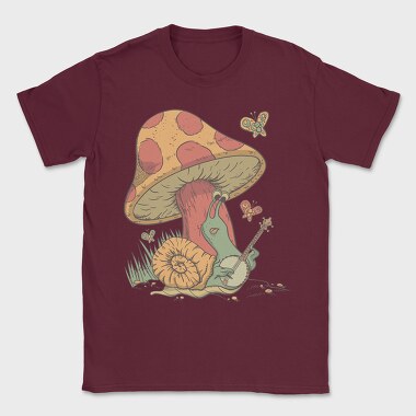 Cottagecore Snail, Tricou Barbati (Unisex)