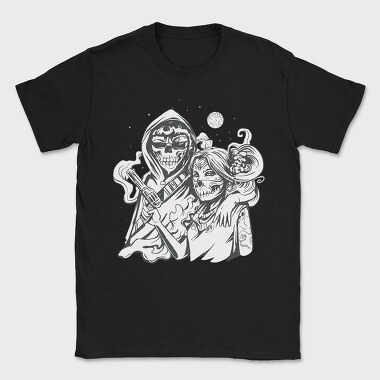 Couple Skeleton Costume, Tricou Barbati (Unisex)