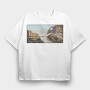 Creation Moment Cat, Tricou Oversize Barbati (Unisex)