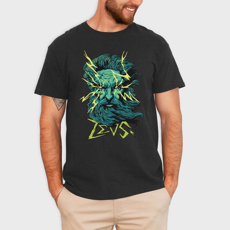 Mythology Zeus, Tricou Barbati (Unisex)