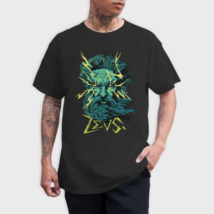 Mythology Zeus, Tricou Barbati (Unisex)