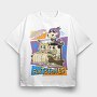 Yabba Dabba Doo Beach, Tricou Oversize Barbati (Unisex)