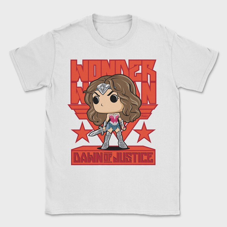 Wonder Woman Justice, Tricou Barbati (Unisex)