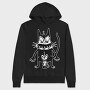 Creepy Cat Mouse, Hanorac Oversize Barbati (Unisex)