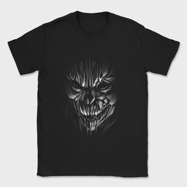 Creepy Monochrome Skeleton, Tricou Barbati (Unisex)
