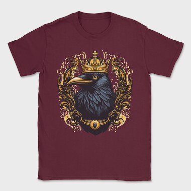 Crow Gold Crown, Tricou Barbati (Unisex)