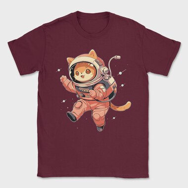 Cute Cat in Space, Tricou Barbati (Unisex)