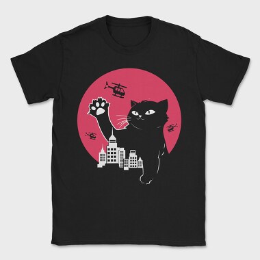 Cute Catzilla, Tricou Barbati (Unisex)