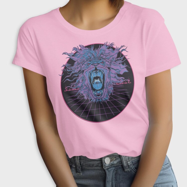Lion Vaporwave, Tricou Femei