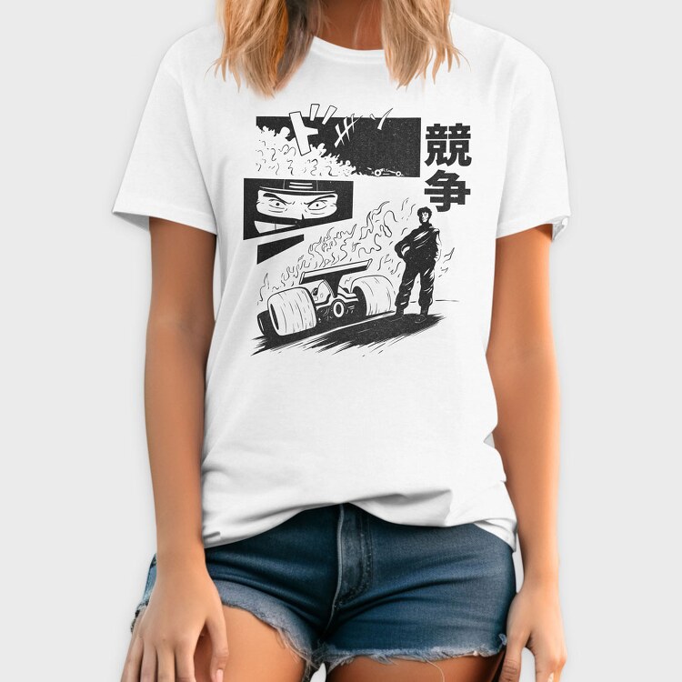 Anime Race 1, Tricou Barbati (Unisex)