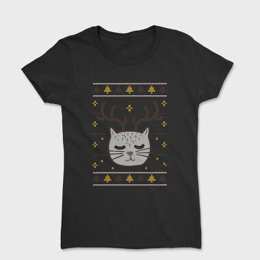Cut Cat Ugly Sweater, Tricou Femei